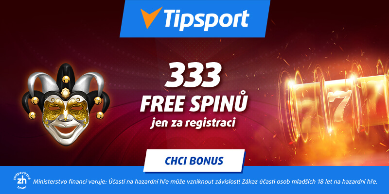 Tipsport free spiny za registraci zdarma