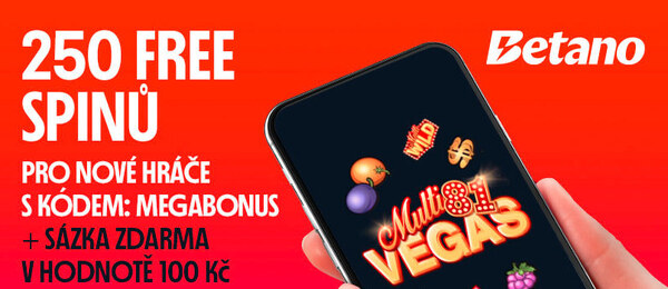 Registrační Betano promo kód MEGABONUS