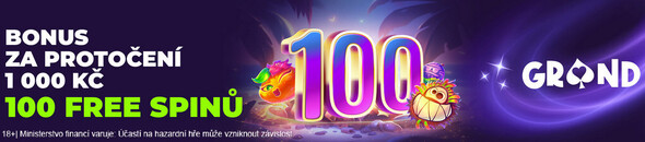 Bonus 100 free spins casino GrandWin